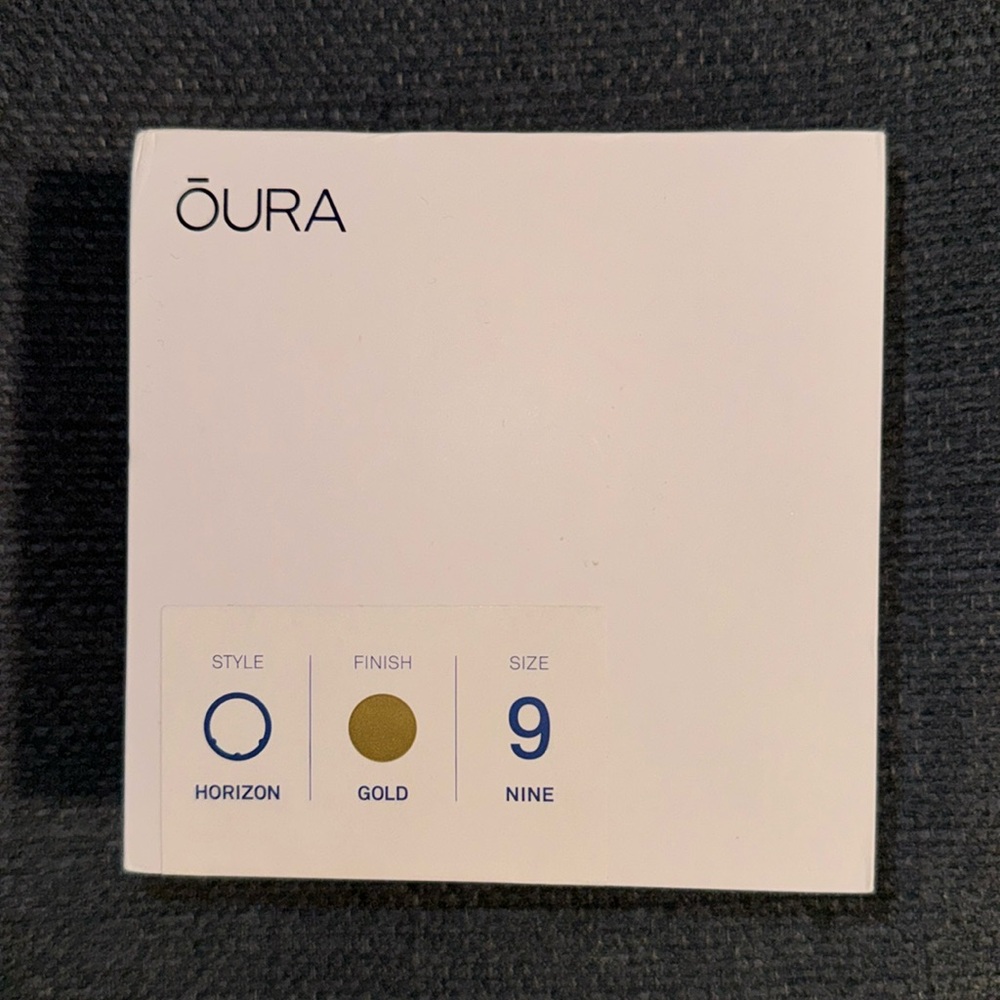 COPY - OURA RING IN GOLD SIZE 9